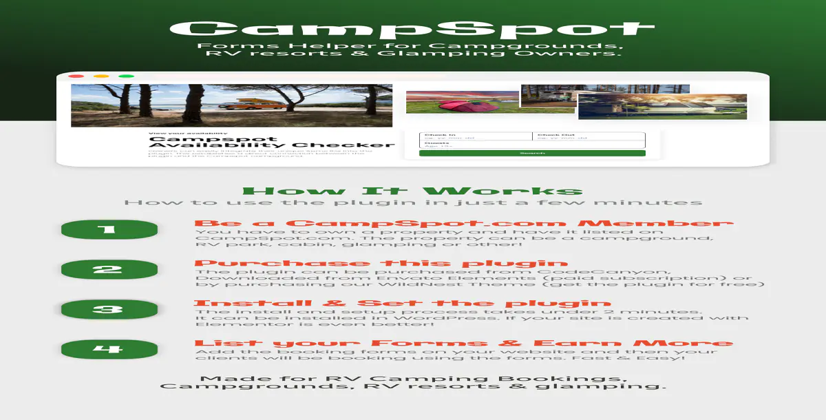 CampSpot Property Availability Checker (Forms)