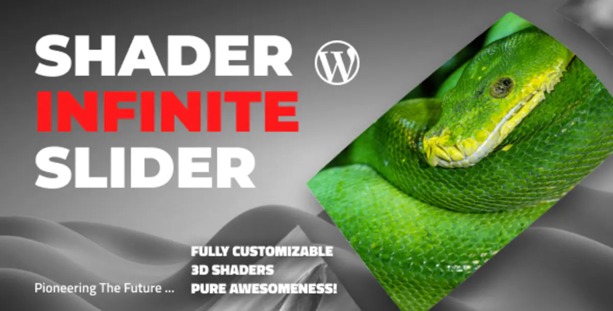 Shader Infinite Slider WordPress and WooCommerce Plugin